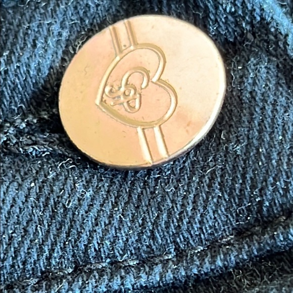 Cutie Patootie Kitty Overall Shorts Denim - Picture 5 of 6